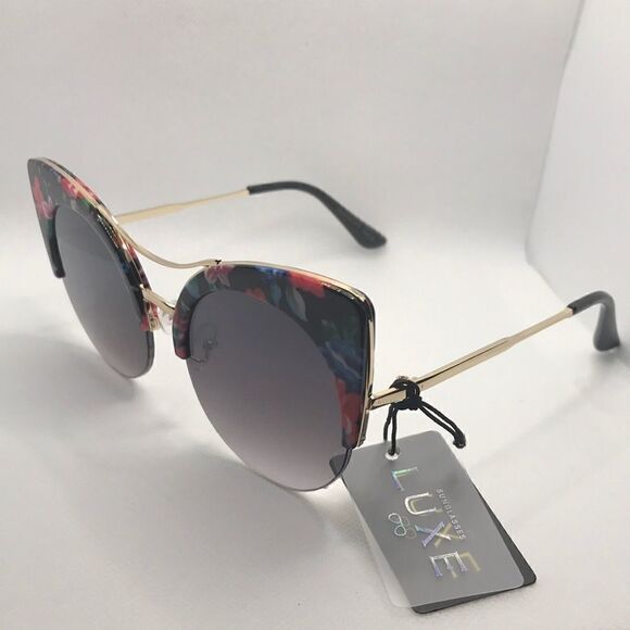 Luxe Retro Cat Eye Sunglasses - Picture 1 of 4